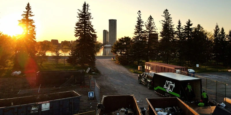 Event waste management setup